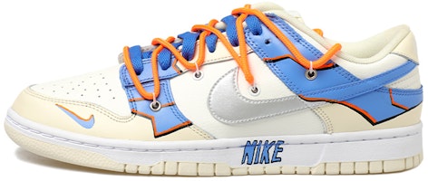 【定製球鞋】Nike Dunk Low 高達 機甲風 解構鞋帶 銀勾 機甲戰士 元宇宙主題 低幫 板鞋 男款 藍橙 Buy 【定製球鞋】Nike Dunk Low 高達 機甲風 解構鞋帶 銀勾 機甲戰士 元宇宙主題 低幫 板鞋 男款 藍橙