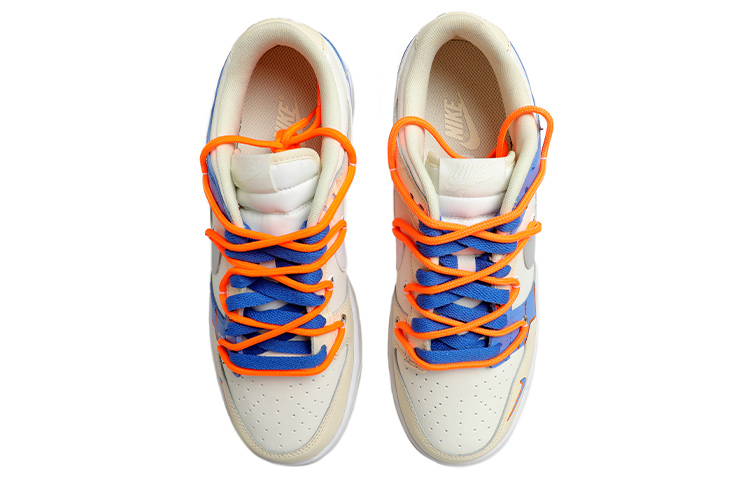 Shop 【定製球鞋】Nike Dunk Low 高達 機甲風 解構鞋帶 銀勾 機甲戰士 元宇宙主題 低幫 板鞋 男款 藍橙