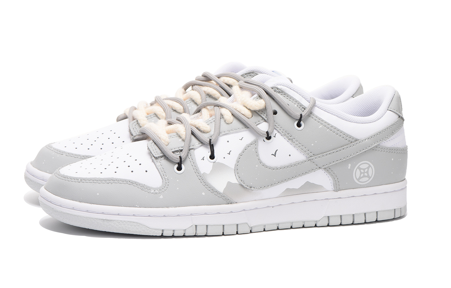 Lookbook 나이키 덩크 로우 '국풍 해체 스트릿' (Nike Dunk Low 'Guofeng Deconstructed Street') DV0831-101(Team59-男款灰色国风)