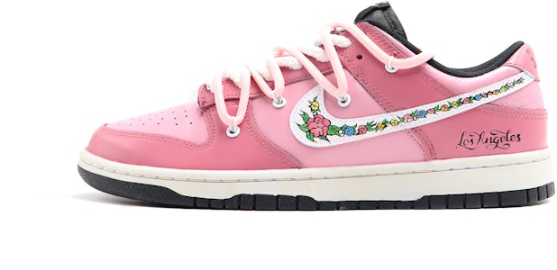 【定製球鞋】 Nike Dunk Low Gypsy Rose 解構鞋帶 吉普賽玫瑰 低幫 板鞋 男款 粉白 Buy 【定製球鞋】 Nike Dunk Low Gypsy Rose 解構鞋帶 吉普賽玫瑰 低幫 板鞋 男款 粉白
