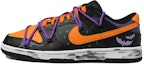 Buy 【客製化球鞋】Nike Dunk Low 蝙蝠 蜘蛛網 萬聖節 解構風 做舊Vibe風 低筒 板鞋 男款 黑橙紫