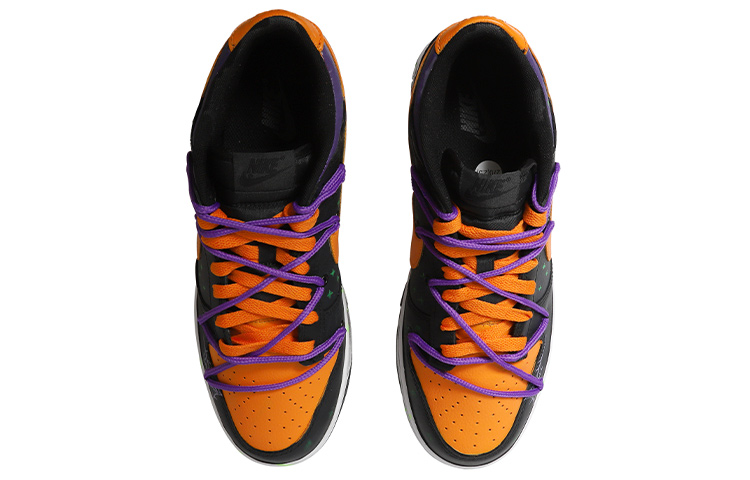 Shop 【客製化球鞋】Nike Dunk Low 蝙蝠 蜘蛛網 萬聖節 解構風 做舊Vibe風 低筒 板鞋 男款 黑橙紫
