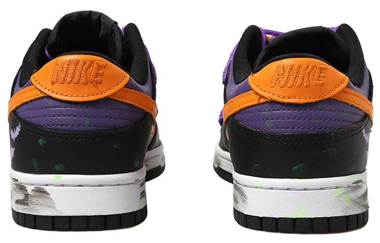 Purchase 【客製化球鞋】Nike Dunk Low 蝙蝠 蜘蛛網 萬聖節 解構風 做舊Vibe風 低筒 板鞋 男款 黑橙紫