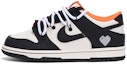 Buy 【定制球鞋】 Nike Dunk Low "萬聖節" 栗子 情人節主題 聖誕禮物 愛心 解構 高街 學院風 特殊禮盒 低幫 板鞋 GS 黑白