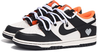 【定制球鞋】 Nike Dunk Low "萬聖節" 栗子 情人節主題 聖誕禮物 愛心 解構 高街 學院風 特殊禮盒 低幫 板鞋 GS 黑白 Lookbook 【定制球鞋】 Nike Dunk Low "萬聖節" 栗子 情人節主題 聖誕禮物 愛心 解構 高街 學院風 特殊禮盒 低幫 板鞋 GS 黑白