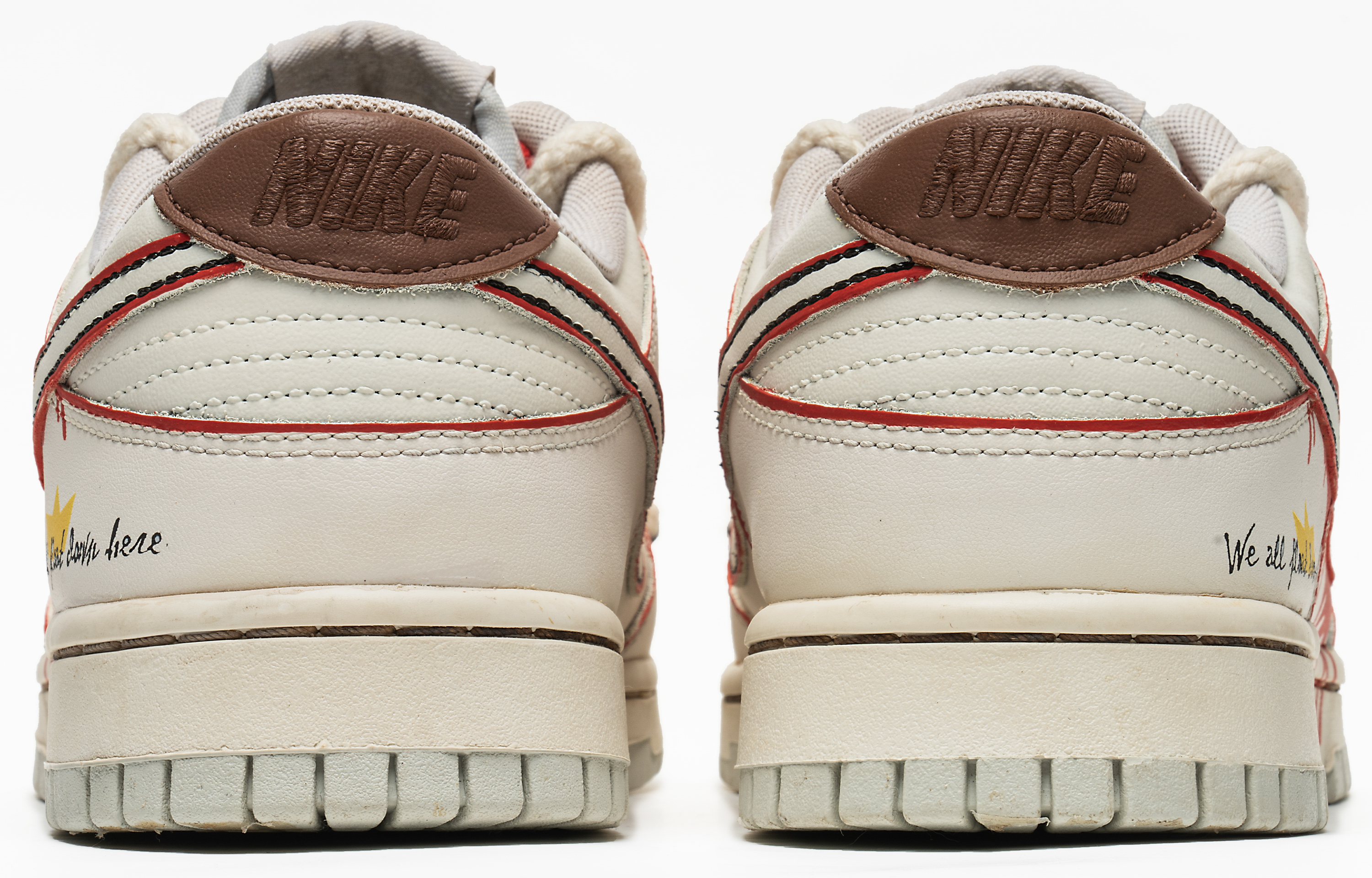 Shop [Kasut Custom] Nike Dunk Low 'Halloween Crane' DV0831-101-485288