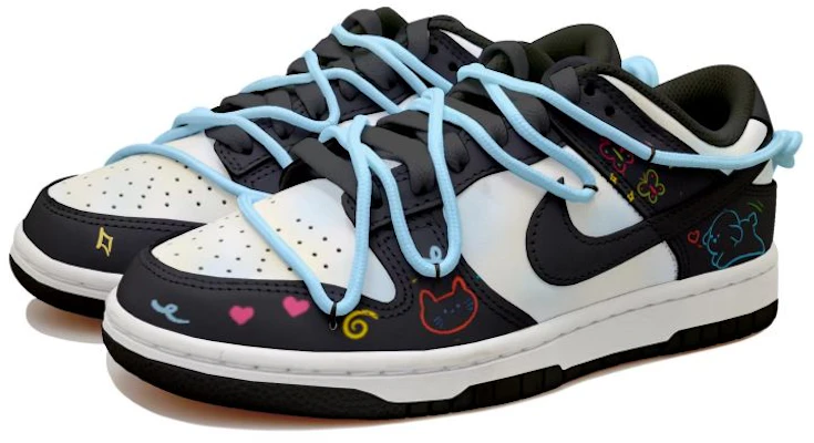 Zapatillas Nike Dunk Low 'Gatos y Perros Graffiti a Mano Deconstruidas' CW1590-100(Team拾玖-萌宠聚会S-BOX) Lookbook Zapatillas Nike Dunk Low 'Gatos y Perros Graffiti a Mano Deconstruidas' CW1590-100(Team拾玖-萌宠聚会S-BOX)