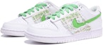 Lookbook Zapatillas Nike Dunk Low 'Handcraft Patchwork Blanco Vintage Verde' DH9765-100(TeamTen-女款小香风白绿)