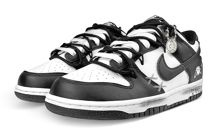 Lookbook [定制鞋] 耐克Dunk Low '快乐小狗条纹' CW1590-100(Team47-女款快乐小狗SBOX)