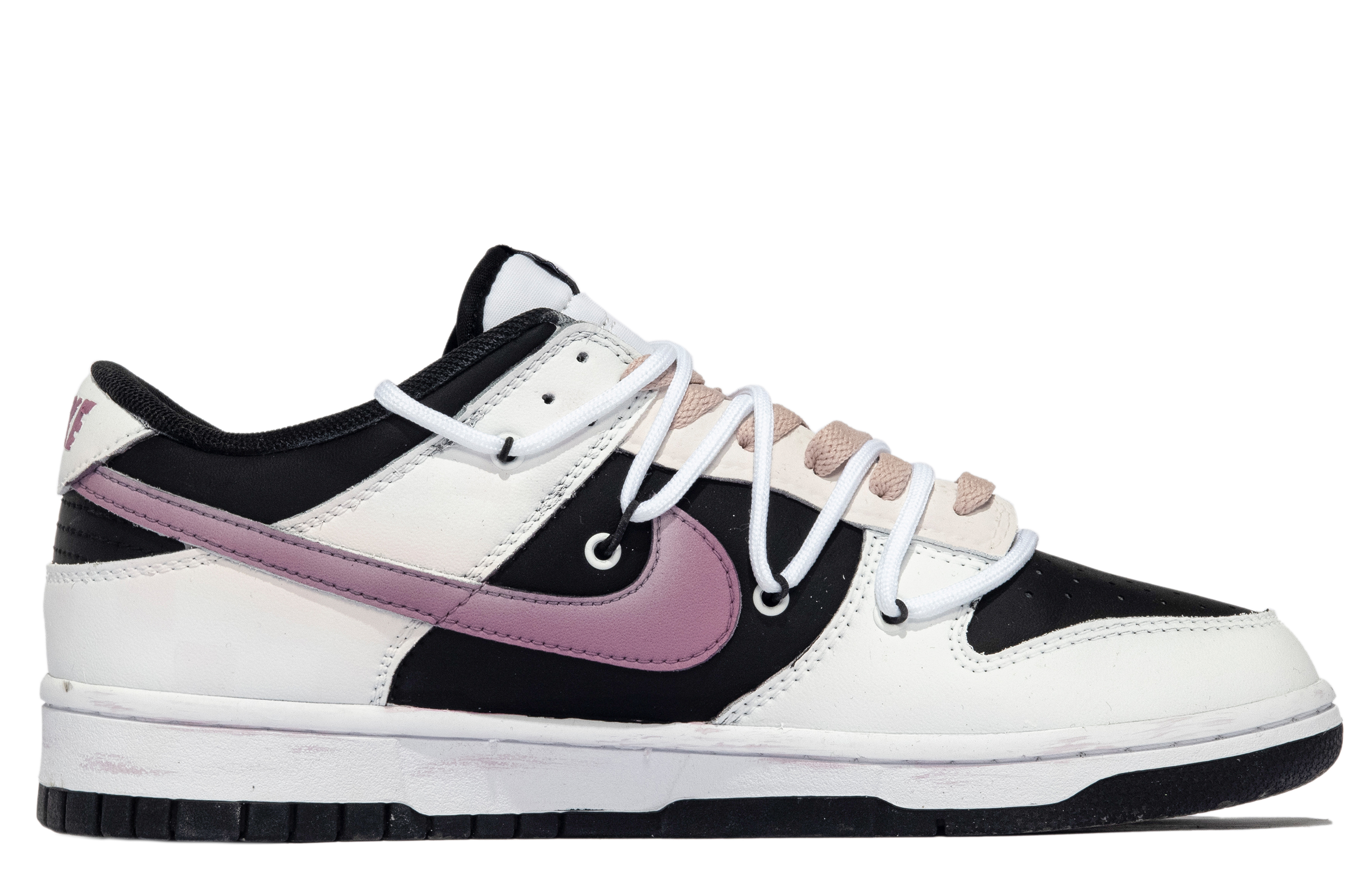 Order 나이키 덩크 로우 '하트닷 검흰핑' (커스텀) DJ6188-002(TeamM-男款心动盲点S-BOX)