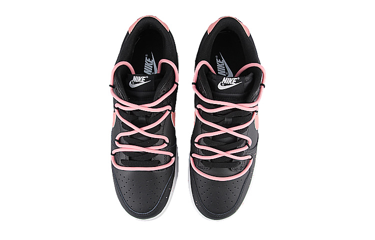 Shop [Zapatillas Personalizadas] Nike Dunk Low 'Heart Double Buckle Negro-Rosa' DV0831-002(Team58-爱心双扣)