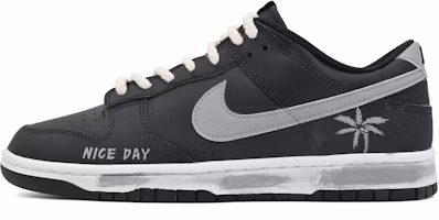 【訂製球鞋】Nike Dunk Low 心動海島 復古 仿舊 椰子樹 簡約 百搭 低筒 滑板鞋 男款 黑灰 Buy 【訂製球鞋】Nike Dunk Low 心動海島 復古 仿舊 椰子樹 簡約 百搭 低筒 滑板鞋 男款 黑灰