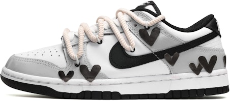 ナイキ ダンク LOW ハートパッチ 黒白 (Nike Dunk LOW Heart Patch Black/White) DD1391-100(TeamE-男款爱心贴黑白灰) Order ナイキ ダンク LOW ハートパッチ 黒白 (Nike Dunk LOW Heart Patch Black/White) DD1391-100(TeamE-男款爱心贴黑白灰)
