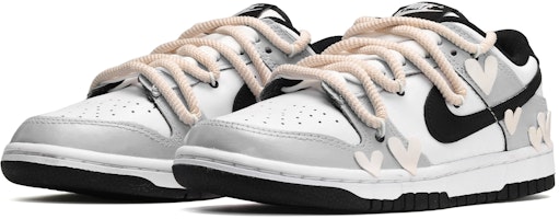 ナイキ ダンク LOW ハートパッチ 黒白 (Nike Dunk LOW Heart Patch Black/White) DD1391-100(TeamE-男款爱心贴黑白灰) Shop ナイキ ダンク LOW ハートパッチ 黒白 (Nike Dunk LOW Heart Patch Black/White) DD1391-100(TeamE-男款爱心贴黑白灰)