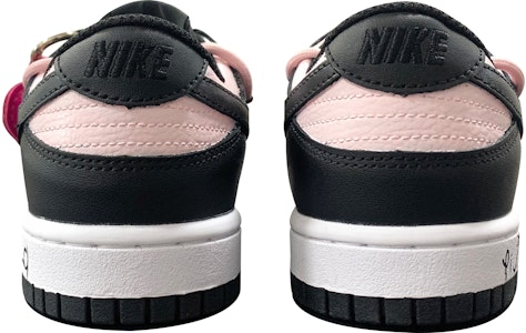 【定製球鞋】 Nike Dunk Low 愛心吊墜 解構風 雙鞋帶 手繪塗鴉 低幫 板鞋 男款 黑粉 Shop 【定製球鞋】 Nike Dunk Low 愛心吊墜 解構風 雙鞋帶 手繪塗鴉 低幫 板鞋 男款 黑粉