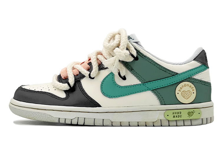 Buy [Kasut Custom] Nike Dunk Low 'Heart Weave Lily Pad Green' FD1232-002(TeamK-编织心动)