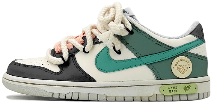 custom-shoes-nike-dunk-low-heart-weave-lily-pad-green