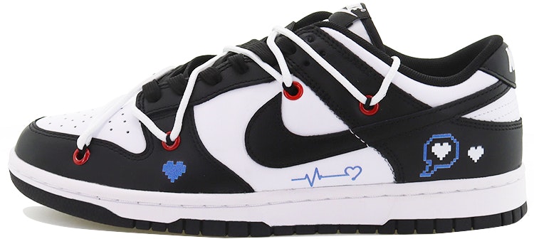 custom-shoes-nike-dunk-low-hearts