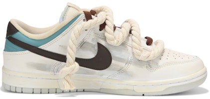 【定制鞋款】Nike Dunk Low '氧化米色麻绳鞋带' DH9765-102(Team24-女款棕勾做旧) Order 【定制鞋款】Nike Dunk Low '氧化米色麻绳鞋带' DH9765-102(Team24-女款棕勾做旧)
