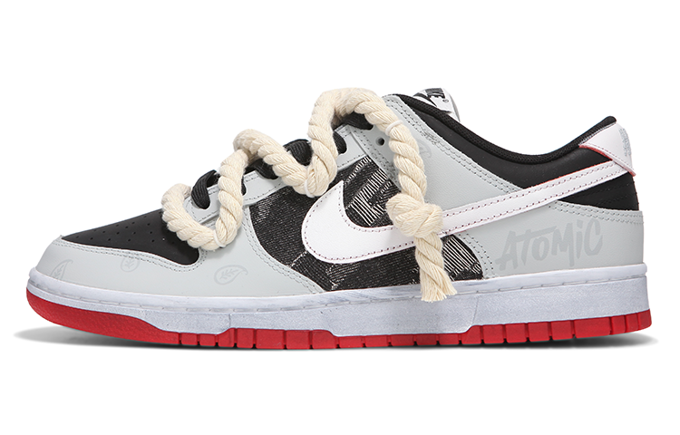 Buy 나이키 덩크 로우 '헴프 로프 그레이 블랙' (커스텀) FD9762-061(Team82-男女款破坏牛仔灰)