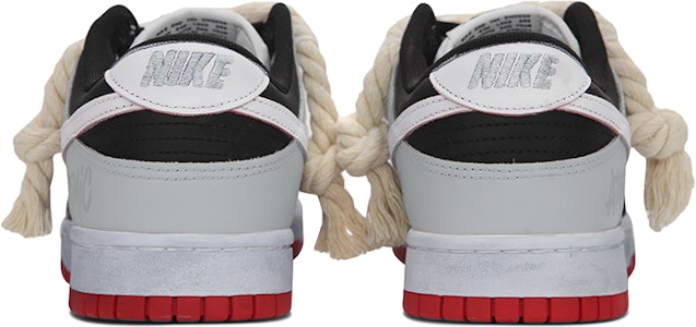 나이키 덩크 로우 '헴프 로프 그레이 블랙' (커스텀) FD9762-061(Team82-男女款破坏牛仔灰) Shop 나이키 덩크 로우 '헴프 로프 그레이 블랙' (커스텀) FD9762-061(Team82-男女款破坏牛仔灰)