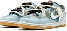 Lookbook Zapatillas Nike Dunk Low 'Heron Stitchwork' Desconstruidas - Azul Blanco DB0500-200(TeamB-男款拼接油画风白蓝)