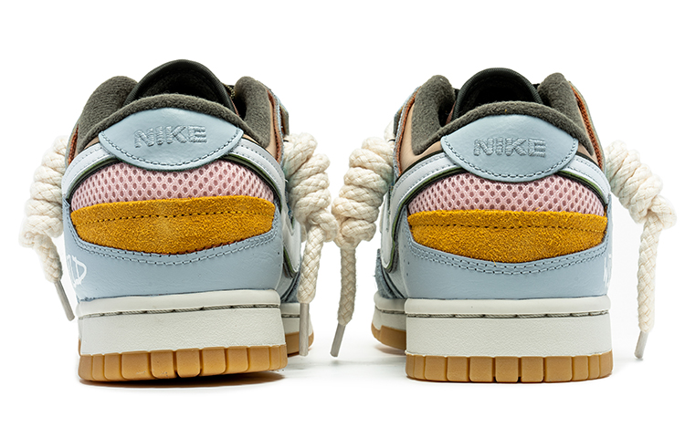 Purchase Zapatillas Nike Dunk Low 'Heron Stitchwork' Desconstruidas - Azul Blanco DB0500-200(TeamB-男款拼接油画风白蓝)