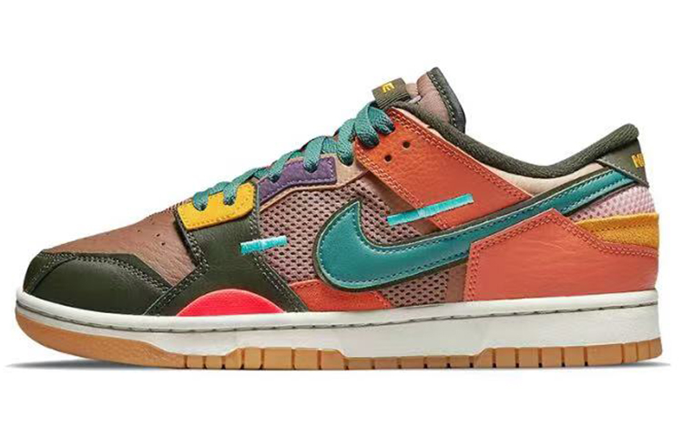 Sizing Zapatillas Nike Dunk Low 'Heron Stitchwork' Desconstruidas - Azul Blanco DB0500-200(TeamB-男款拼接油画风白蓝)