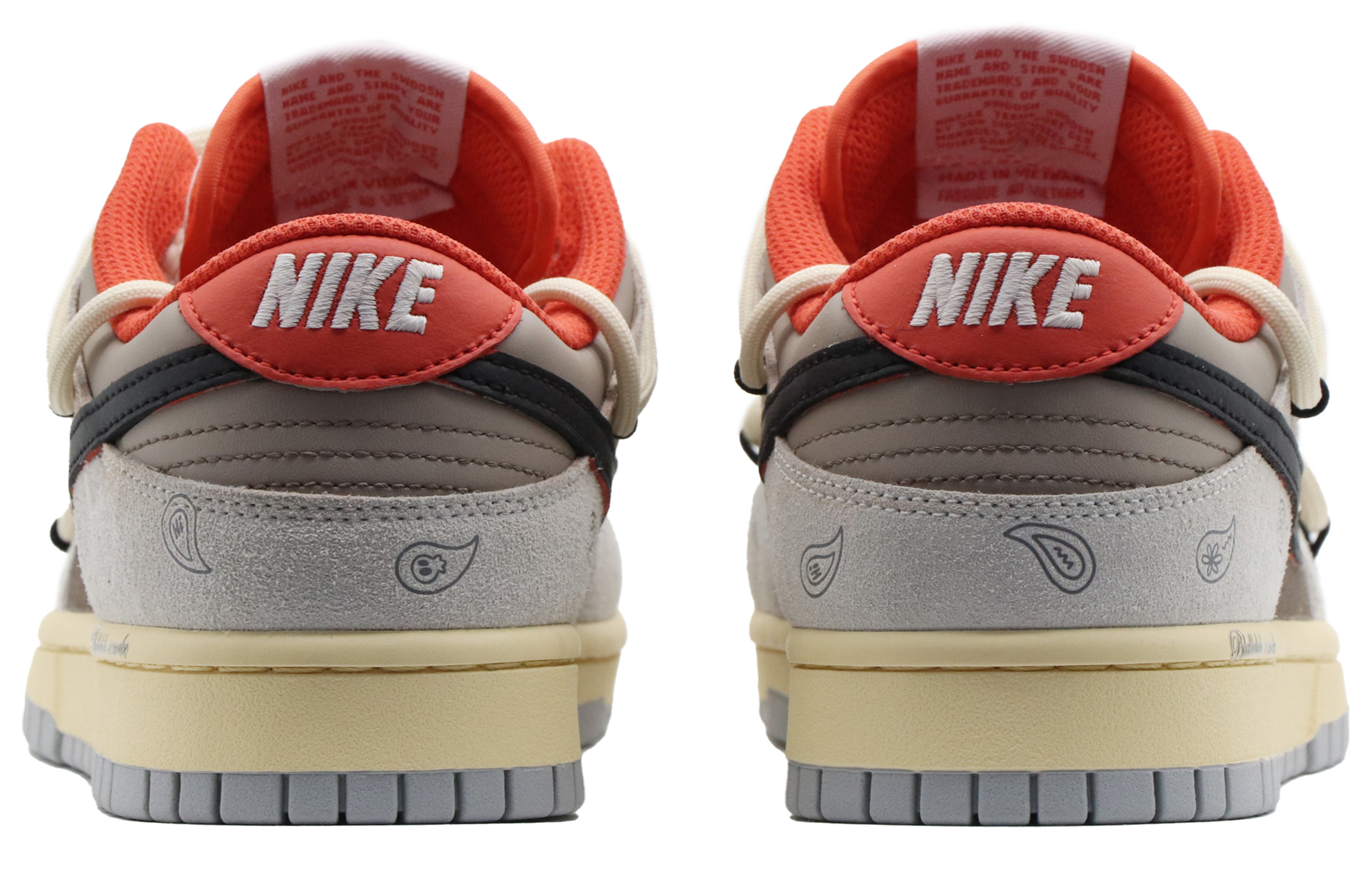 Shop 【定制鞋款】耐克Dunk低帮'Heta BBL灰棕色' FJ5429-133(Team57-男女款赫塔)