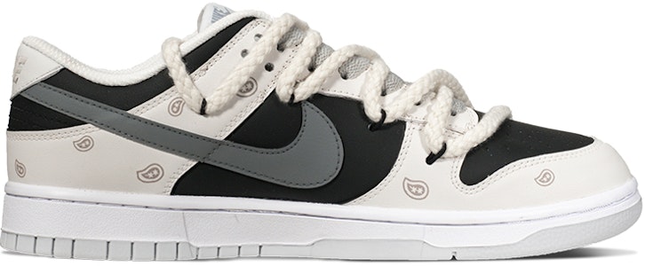 【定製球鞋】Nike Dunk Low 奇遇腰果花 嘻哈 西海岸 高街風 夏日戶外 百搭 解構 低幫 板鞋 男款 黑白 Lookbook 【定製球鞋】Nike Dunk Low 奇遇腰果花 嘻哈 西海岸 高街風 夏日戶外 百搭 解構 低幫 板鞋 男款 黑白