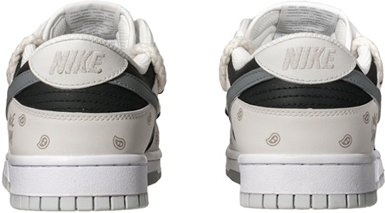 【定製球鞋】Nike Dunk Low 奇遇腰果花 嘻哈 西海岸 高街風 夏日戶外 百搭 解構 低幫 板鞋 男款 黑白 Purchase 【定製球鞋】Nike Dunk Low 奇遇腰果花 嘻哈 西海岸 高街風 夏日戶外 百搭 解構 低幫 板鞋 男款 黑白