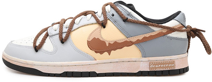 custom-shoes-nike-dunk-low-honey-chocolate-patchwork