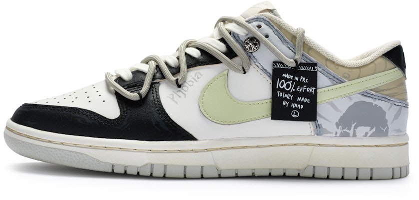 【客製化球鞋】 Nike Dunk Low 牛角尖 恐懼 特別鞋盒 情緒色彩 療癒主題 高街解構 低筒 板鞋 男款 黑白灰 Buy 【客製化球鞋】 Nike Dunk Low 牛角尖 恐懼 特別鞋盒 情緒色彩 療癒主題 高街解構 低筒 板鞋 男款 黑白灰