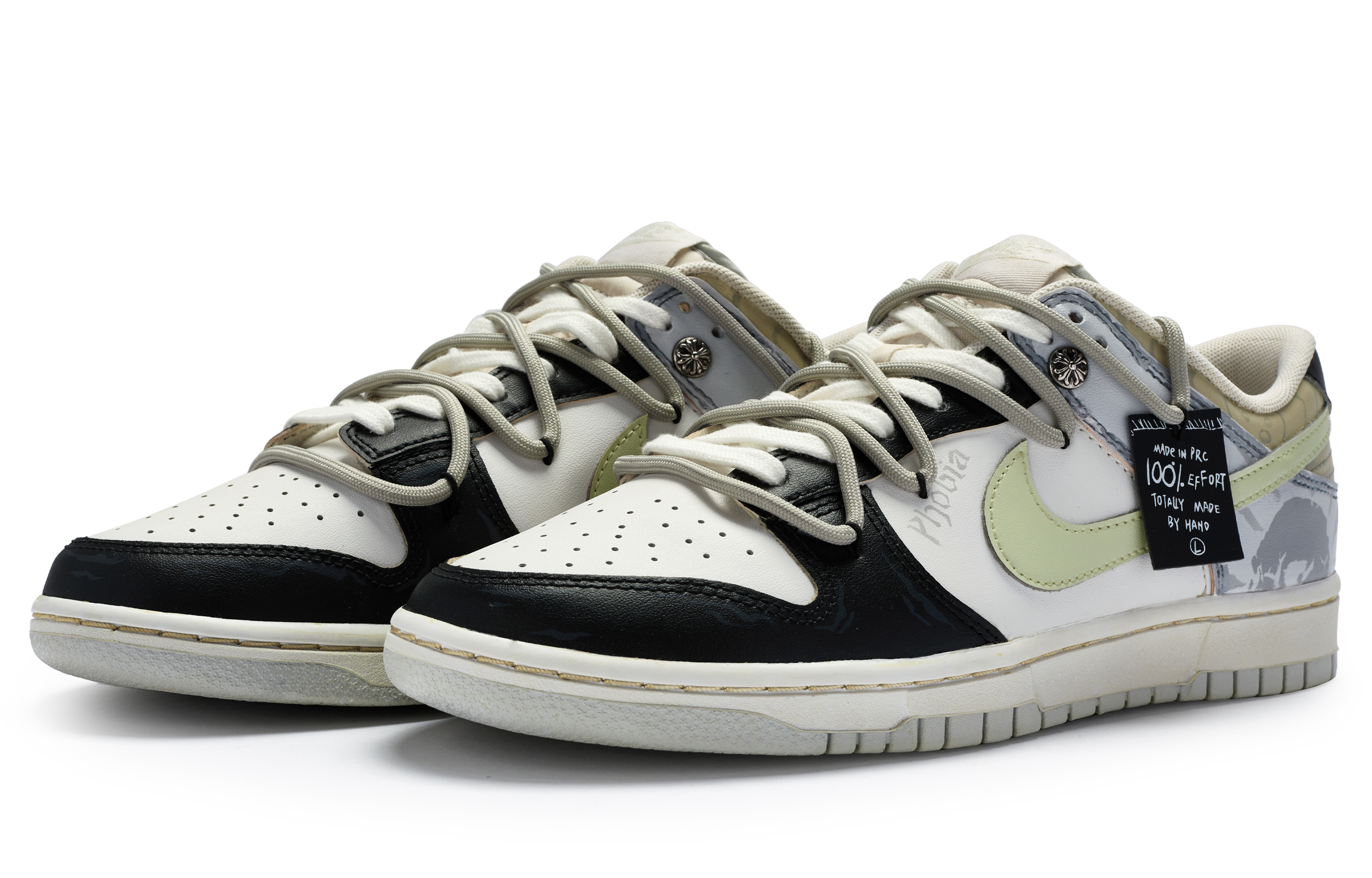 Lookbook [Zapatillas Personalizadas] Nike Dunk Low 'Miedo del Cuerno' DV0831-101(TeamR-男款恐惧S-BOX)