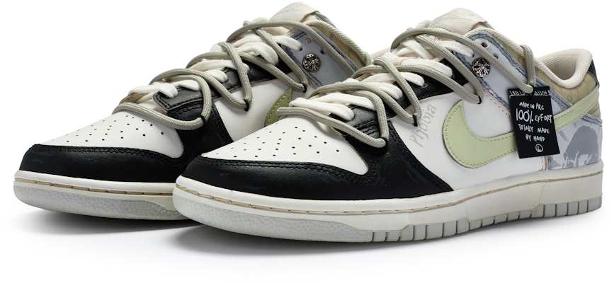【客製化球鞋】 Nike Dunk Low 牛角尖 恐懼 特別鞋盒 情緒色彩 療癒主題 高街解構 低筒 板鞋 男款 黑白灰 Lookbook 【客製化球鞋】 Nike Dunk Low 牛角尖 恐懼 特別鞋盒 情緒色彩 療癒主題 高街解構 低筒 板鞋 男款 黑白灰