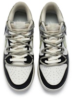 定制鞋款 耐克Dunk Low '黑白灰牛角装饰' DH9765-102(TeamR-女款恐惧S-BOX) Shop 定制鞋款 耐克Dunk Low '黑白灰牛角装饰' DH9765-102(TeamR-女款恐惧S-BOX)