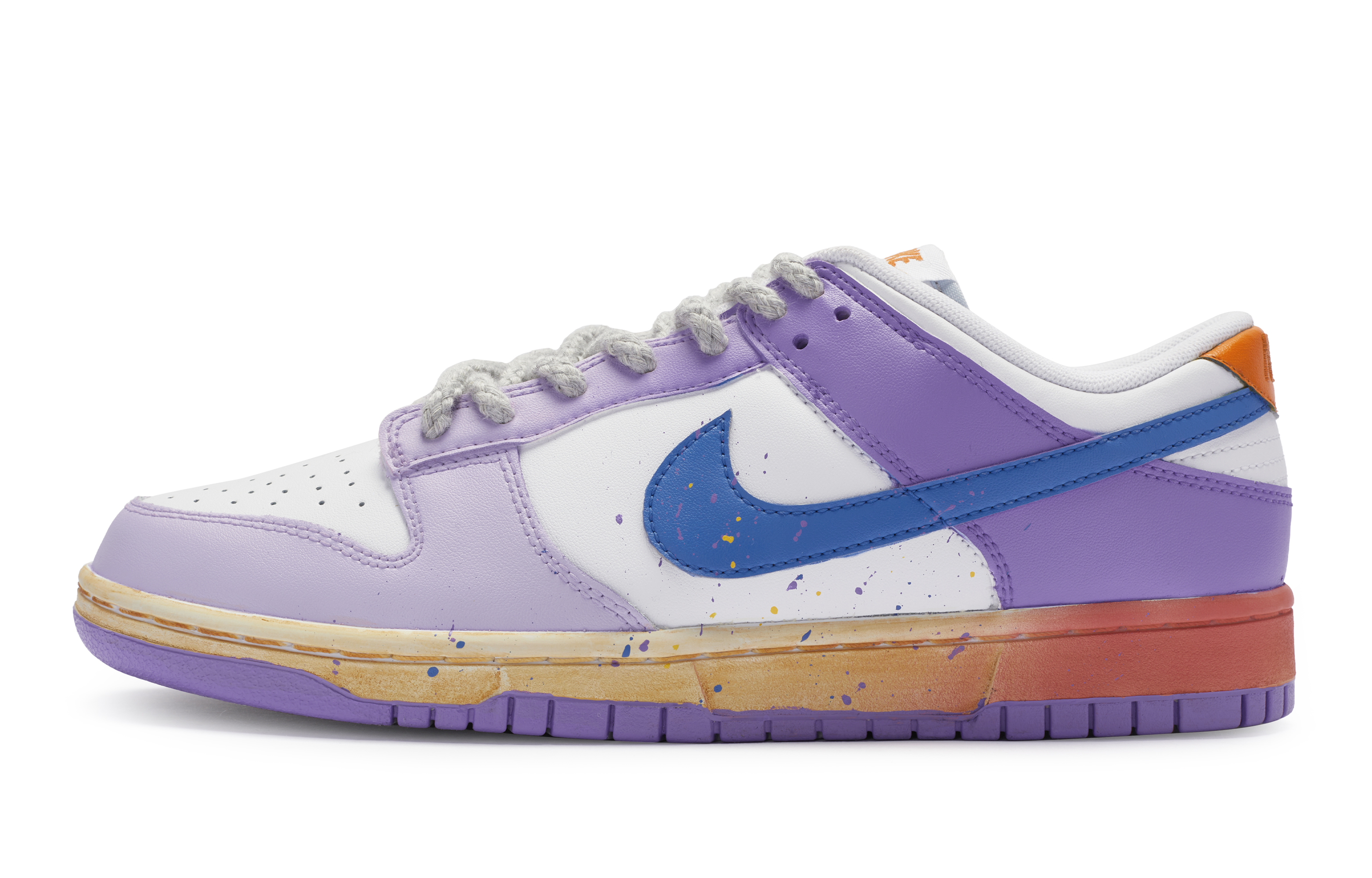 Buy [Sepatu Custom] Nike Dunk Low 'Horn Tip Gradient Purple' DH9765-102-445738