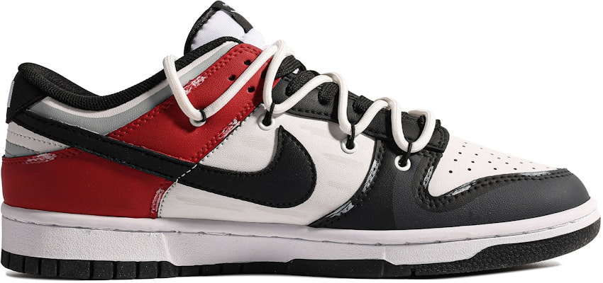【カスタムシューズ】ナイキ ダンクロー「情熱の黒赤グレー」 CW1590-100(TeamM-女款热血人生S-BOX) Order 【カスタムシューズ】ナイキ ダンクロー「情熱の黒赤グレー」 CW1590-100(TeamM-女款热血人生S-BOX)