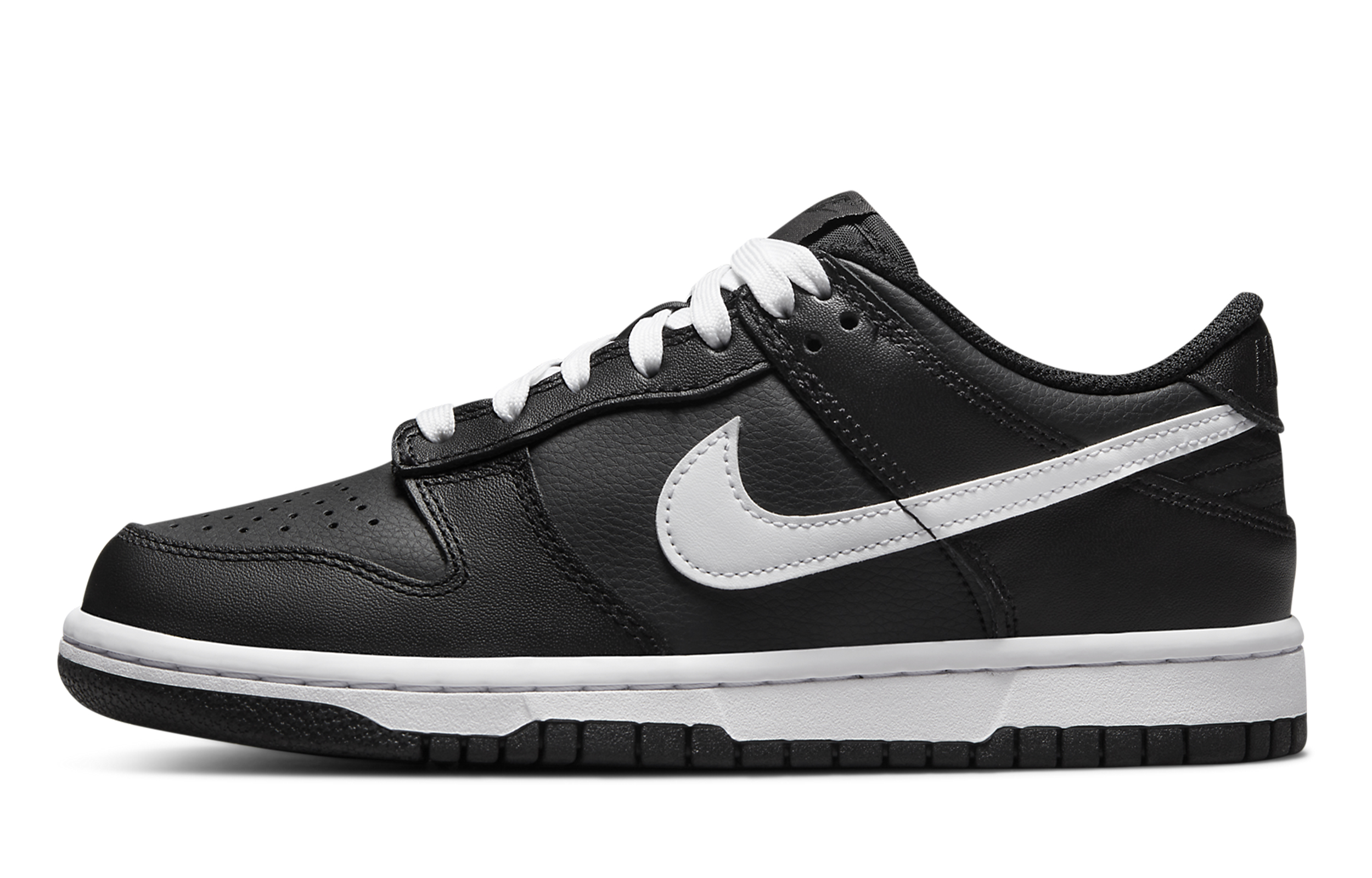 Sizing 【定制球鞋】 Nike Dunk Low 熱血青春 特殊禮盒 解構鞋帶 拼接十字架 低幫 板鞋 GS 黑摩卡