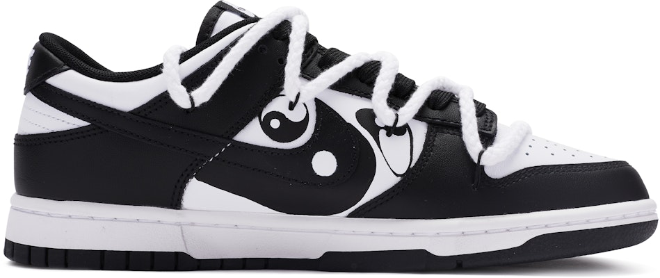 【定制鞋】耐克Dunk Low '炽热解构手绘黑白' DD1391-100(TeamR-男款太极灌篮S-BOX) Lookbook 【定制鞋】耐克Dunk Low '炽热解构手绘黑白' DD1391-100(TeamR-男款太极灌篮S-BOX)