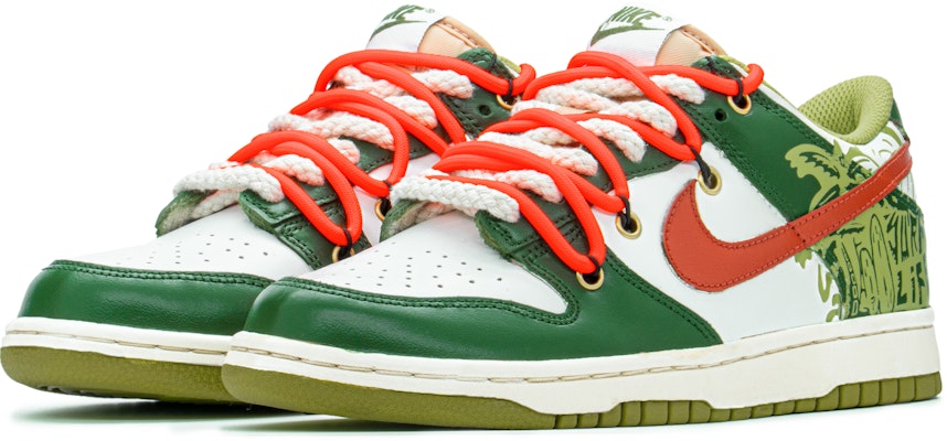 나이키 덩크 로우 '열혈' (커스텀) DV9108-711(TeamA-DK椰树涂鸦女S-BOX) Lookbook 나이키 덩크 로우 '열혈' (커스텀) DV9108-711(TeamA-DK椰树涂鸦女S-BOX)