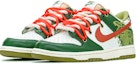 Lookbook 나이키 덩크 로우 '열혈' (커스텀) DV9108-711(TeamA-DK椰树涂鸦女S-BOX)