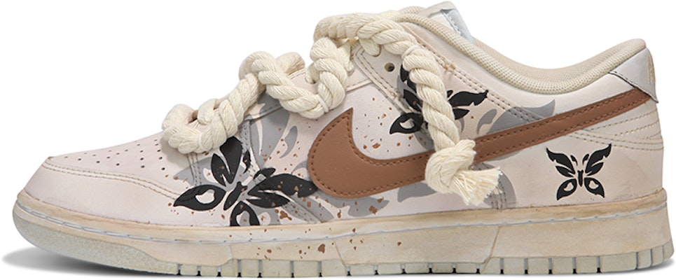 【カスタムシューズ】ナイキ ダンク ロー「ホットウェーブ バタフライラブ」 DV0831-101(Team24-男款蝴蝶恋棕勾) Buy 【カスタムシューズ】ナイキ ダンク ロー「ホットウェーブ バタフライラブ」 DV0831-101(Team24-男款蝴蝶恋棕勾)