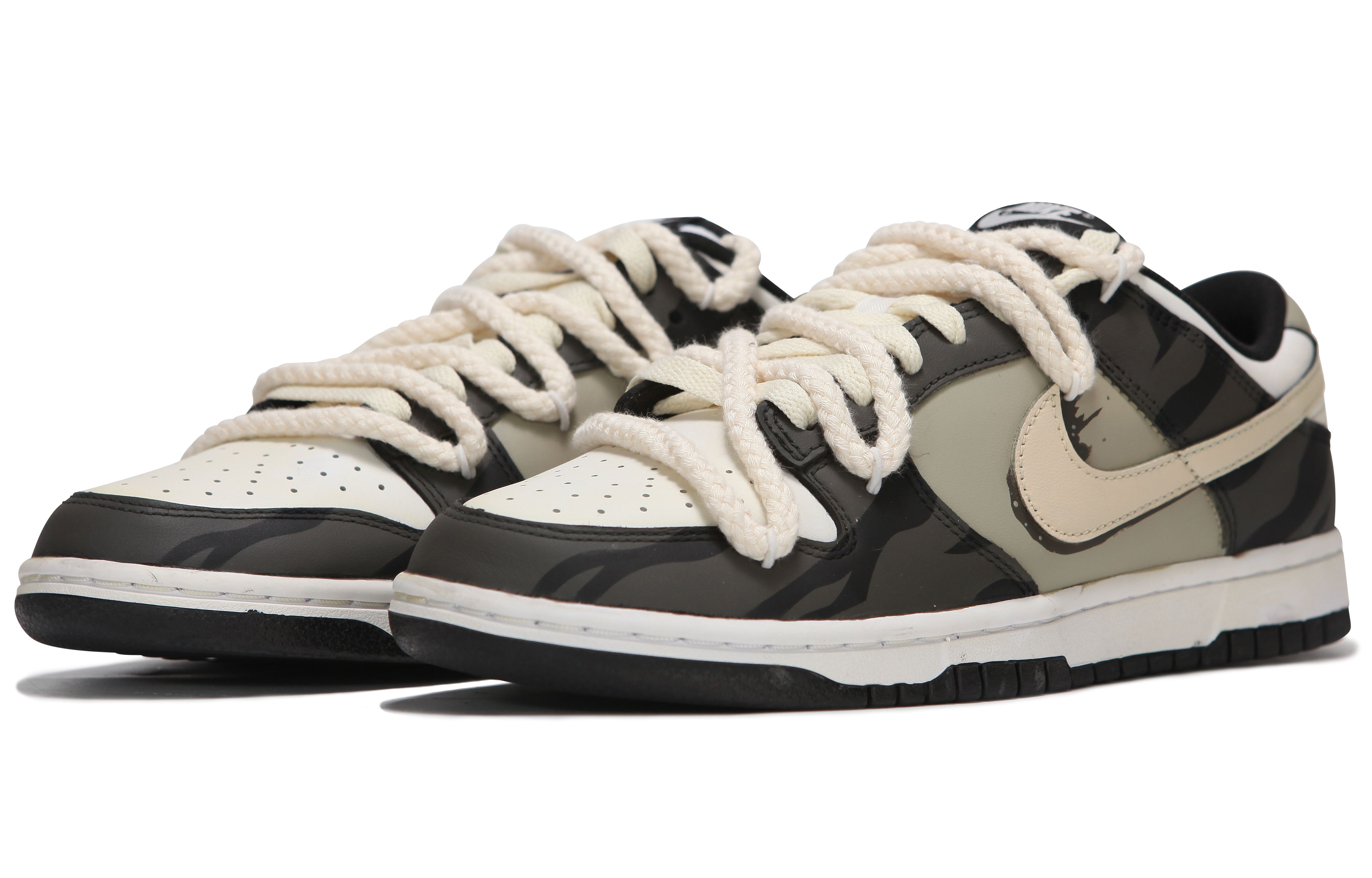 Lookbook [定制鞋] 耐克Dunk低帮‘炽热波解构舒适’ CW1590-100-485289