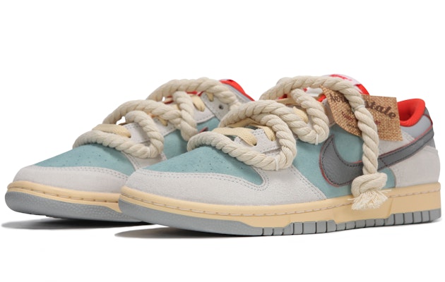 ナイキ ダンク LOW "ホットウェーブ グレーグリーン" (カスタム) FJ5429-133-486733 Lookbook ナイキ ダンク LOW "ホットウェーブ グレーグリーン" (カスタム) FJ5429-133-486733