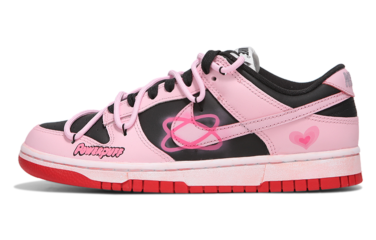 Buy [Zapatillas Personalizadas] Nike Dunk Low 'Ola Caliente Enamorada' FD9762-061(Team24-男女款甜心小女警黑粉色)