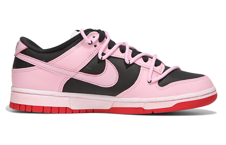 Order [Zapatillas Personalizadas] Nike Dunk Low 'Ola Caliente Enamorada' FD9762-061(Team24-男女款甜心小女警黑粉色)