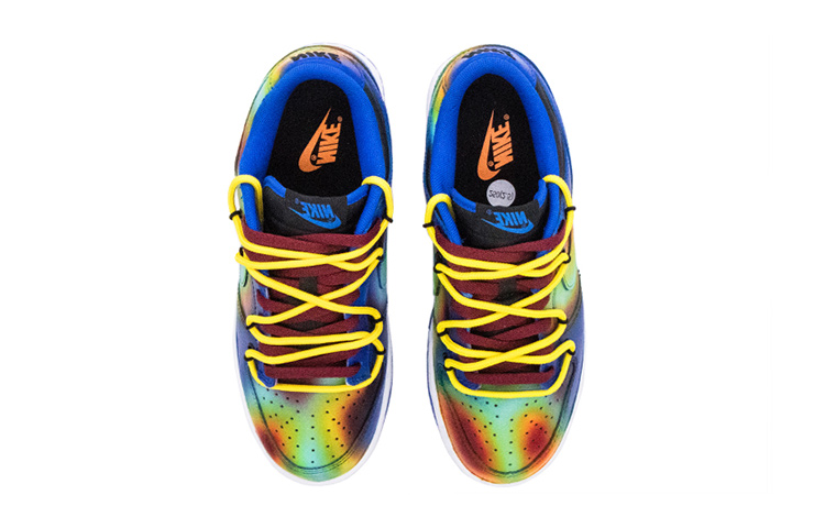 Shop [Sepatu Kustom] Nike Dunk Low 'Hyper Cobalt Thermo Imaging Gradient' CW1590-001(TeamNine-女款热成像)