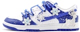 Order 【訂製球鞋】 Nike Dunk "Hyper Royal" 踏雪尋鹿 浪漫仙境 清冷雪花 布貼 低筒 球鞋 男款 藍色