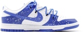 Lookbook 【訂製球鞋】 Nike Dunk "Hyper Royal" 踏雪尋鹿 浪漫仙境 清冷雪花 布貼 低筒 球鞋 男款 藍色